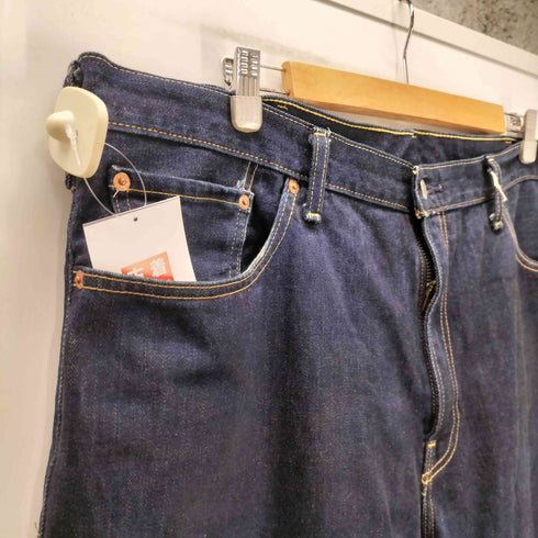リーバイス Levis 復刻 ボタン裏刻印無 502 セルビッチ デニム パンツ 赤耳 黒カン メンズ W44 L34