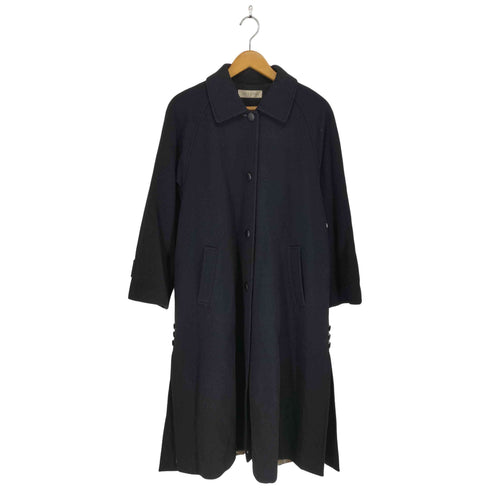 MODE SANKI 裏地総柄 ウールナイロン ロングコート レディース JPN:M
