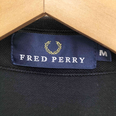 フレッドペリー FRED PERRY ワンポイント刺繍 エポレット 鹿の子ポロシャツ メンズ import:M