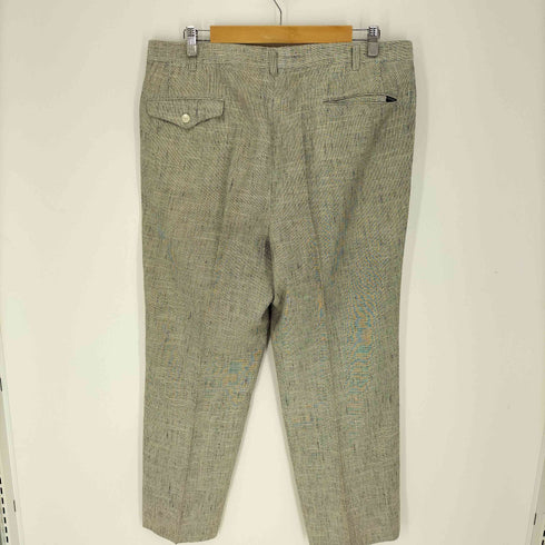ダックス DAKS インタック 2タック リネンスラックスパンツ メンズ JPN:84-94