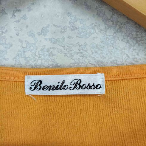 Benito Bosso Y2K ラメ ラインストーン Tシャツ レディース JPN:L