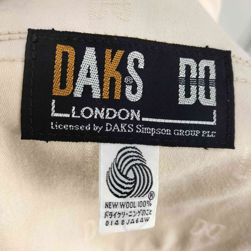 ダックス DAKS 2タックスラックスパンツ 裾ダブル メンズ 91