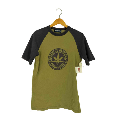 ヒステリック HYSTERIC ガンジャ ラグラン ツートン Tシャツ メンズ FREE