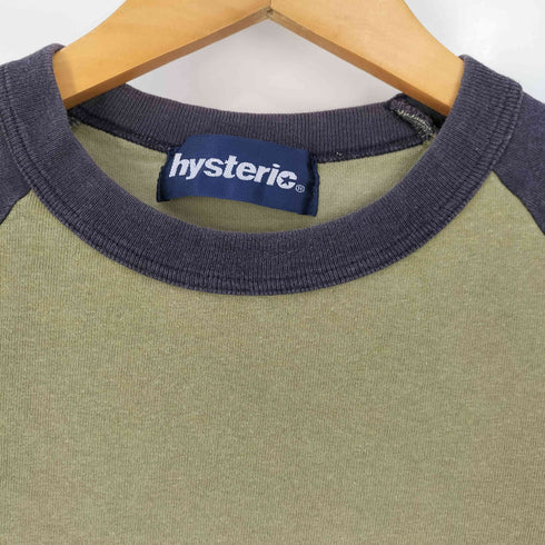 ヒステリック HYSTERIC ガンジャ ラグラン ツートン Tシャツ メンズ FREE