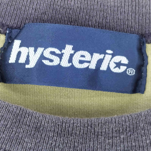 ヒステリック HYSTERIC ガンジャ ラグラン ツートン Tシャツ メンズ FREE