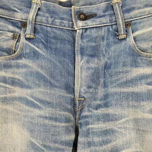 クロ KURO BLACK BY KURO セルビッジ 月桂樹ボタン ボタンフライ デニム メンズ 30inch