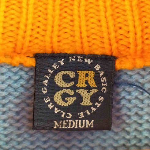 CRGY CLARE GALLEY バイカラー ドライバーズニット メンズ JPN:M