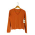 ジョンスメドレー JOHN SMEDLEY イングランド製 メリノウール Vネック ニット レディース import:L