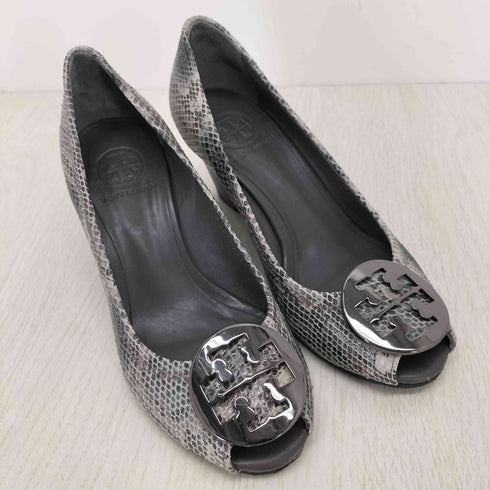 トリーバーチ TORY BURCH パイソン ウェッジソールパンプス レディース 51 5M