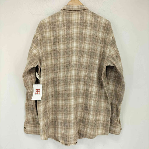 パパス papas L/Sボタンダウンチェックシャツ メンズ JPN:50