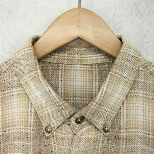 パパス papas L/Sボタンダウンチェックシャツ メンズ JPN:50