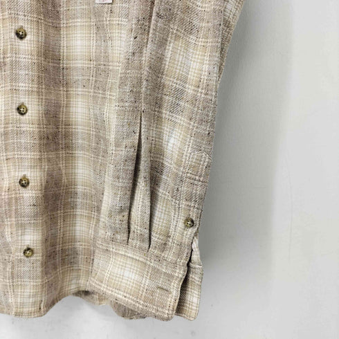 パパス papas L/Sボタンダウンチェックシャツ メンズ JPN:50