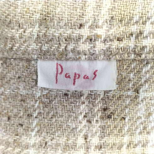 パパス papas L/Sボタンダウンチェックシャツ メンズ JPN:50