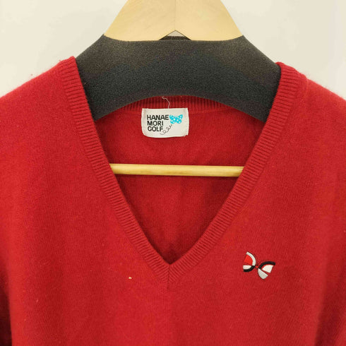 ハナエモリ HANAE MORI GOLF 刺繍クルーネックニット レディース L
