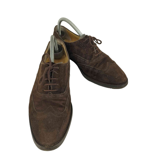 コールハーン COLE HAAN ウイングチップ スエードレザー 革靴 メンズ 8½