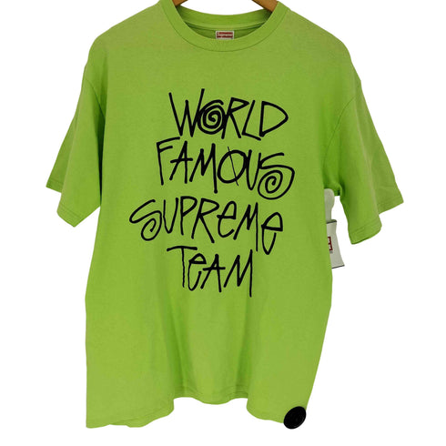 シュプリーム Supreme 01SS World Famous Team Tee ワールド フェイマス チーム Tシャツ メンズ import:L