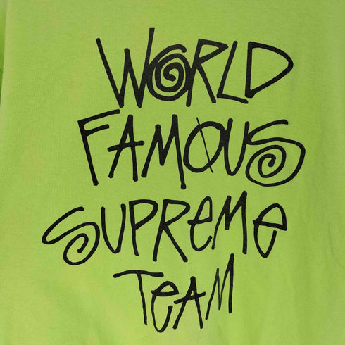 シュプリーム Supreme 01SS World Famous Team Tee ワールド フェイマス チーム Tシャツ メンズ import:L