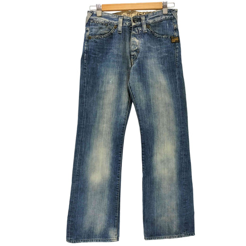 ジースターロー G-STAR RAW ローライズ ワイドレッグ フレア デニム パンツ Y2K レディース W28L32