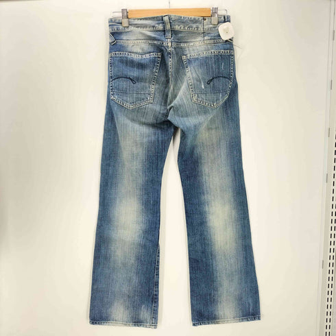 ジースターロー G-STAR RAW ローライズ ワイドレッグ フレア デニム パンツ Y2K レディース W28L32