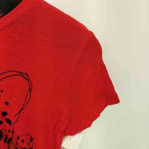 SIMEON FARRAR アニマルプリント クルーネック 半袖Tシャツ カットソー メンズ M