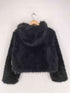 ザラ ZARA フェイクファークロップドジャケット レディース XS