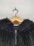 ザラ ZARA フェイクファークロップドジャケット レディース XS