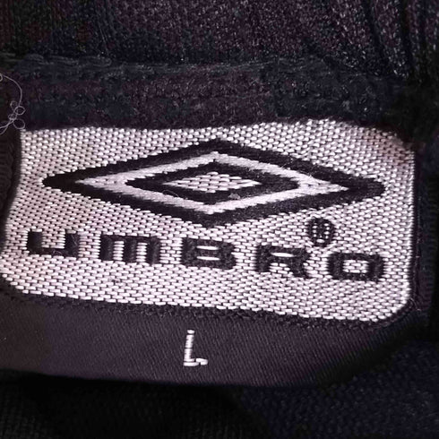 アンブロ UMBRO 90S~00S ロゴ刺繍 トラックパンツ メンズ import:L