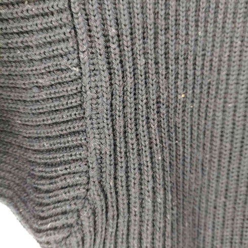 ステューシー Stussy 90S 紺タグ SSリンクロゴ 畦編み ハーフジップニット メンズ import:S