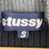 ステューシー Stussy 90S 紺タグ SSリンクロゴ 畦編み ハーフジップニット メンズ import:S