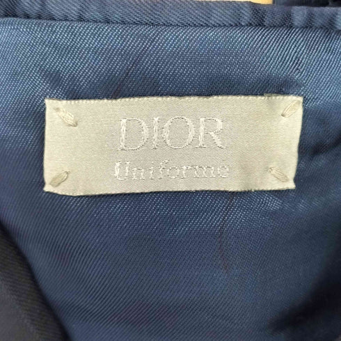 ディオール Dior UNIFORM ピークドラペル ウールシングル 2B テーラードジャケット メンズ 46R