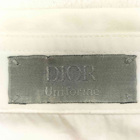 ディオール Dior UNIFORME CD刺繍長袖シャツ メンズ 39