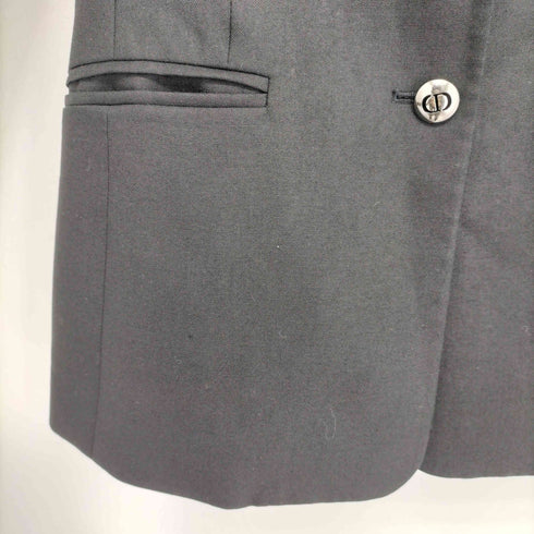 ディオール Dior D UNIFORME ウール 2B テーラードジャケット レディース USA 1