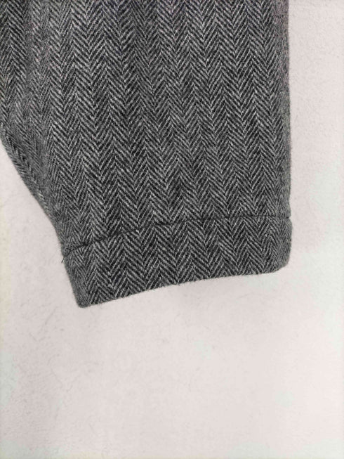 ブラックコムデギャルソン BLACK COMME des GARCONS AD2024 ヘリンボーン サルエルパンツ メンズ JPN:XS