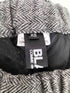ブラックコムデギャルソン BLACK COMME des GARCONS AD2024 ヘリンボーン サルエルパンツ メンズ JPN:XS