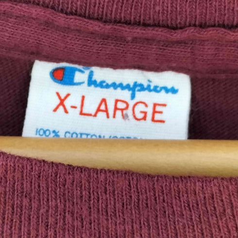 チャンピオン Champion 80S USA製 トリコタグ HARVARD ラバープリント Tシャツ メンズ import:XL