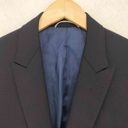 ディオール Dior UNIFORM ピークドラペル ウールシングル 2B テーラードジャケット メンズ 44R