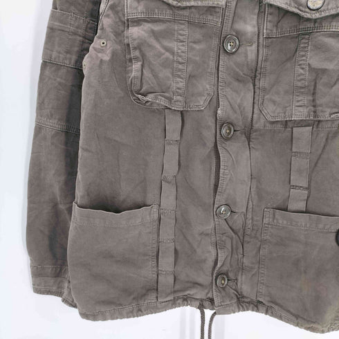 ギャップ Gap 00S 07AW OLD No.1969 アーミー サンプリング ミリタリー パラシュート ギミック フィールド ジャケット 裾ドローコード メンズ import:M