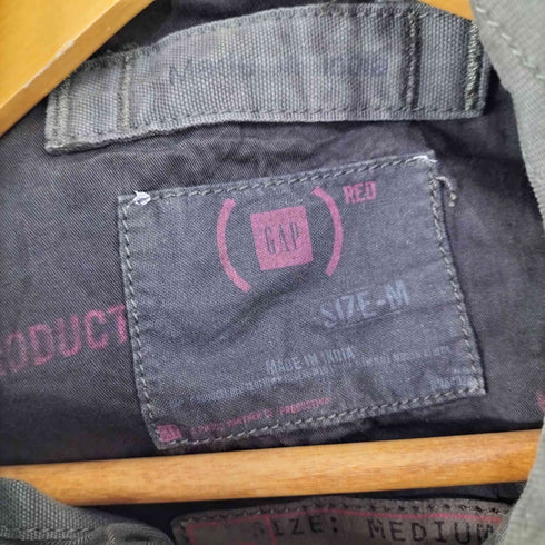 ギャップ Gap 00S 07AW OLD No.1969 アーミー サンプリング ミリタリー パラシュート ギミック フィールド ジャケット 裾ドローコード メンズ import:M