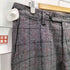 ギャップ Gap 00S 紺タグ OLD 混紡 ウール チェック ノータック ワイド トラウザー スラックス パンツ メンズ 36/34