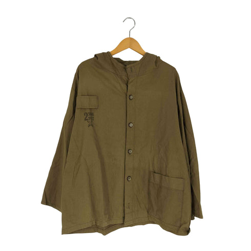70S 1977 チェコスロバキア軍 フーデッド プルオーバーシャツ メンズ