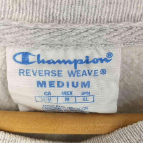 チャンピオン Champion 00S SALVADOR製 青単タグ REVERSE WEAVE BROWN ワッペン付き スウェット メンズ M