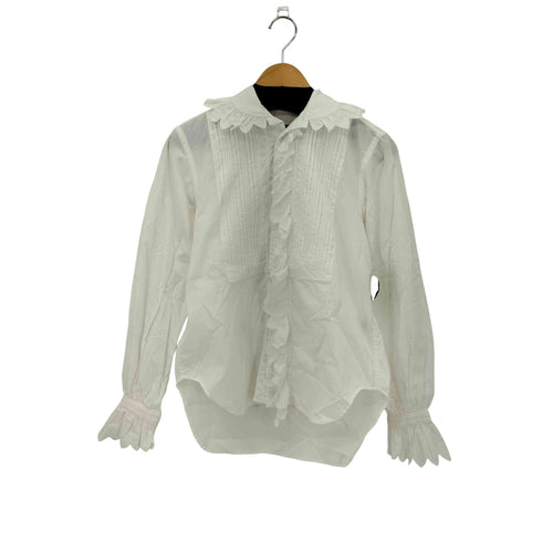 ポロラルフローレン POLO RALPH LAUREN フリル L/S ドレスシャツ レディース XS