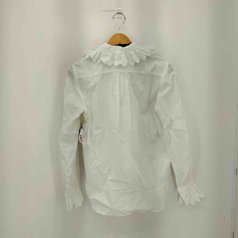 ポロラルフローレン POLO RALPH LAUREN フリル L/S ドレスシャツ レディース XS