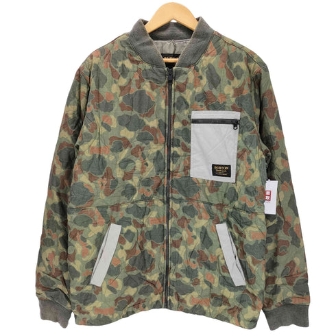 バートン BURTON Dalian LIVINGLINING 迷彩 ダックハンター カモ 中綿 パディング キルティング ボンバー ジャケット ブルゾン メンズ import:M