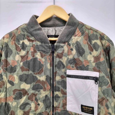 バートン BURTON Dalian LIVINGLINING 迷彩 ダックハンター カモ 中綿 パディング キルティング ボンバー ジャケット ブルゾン メンズ import:M