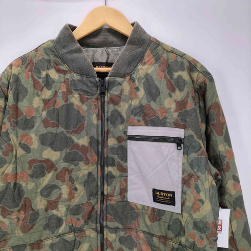 バートン BURTON Dalian LIVINGLINING 迷彩 ダックハンター カモ 中綿 パディング キルティング ボンバー ジャケット ブルゾン メンズ import:M