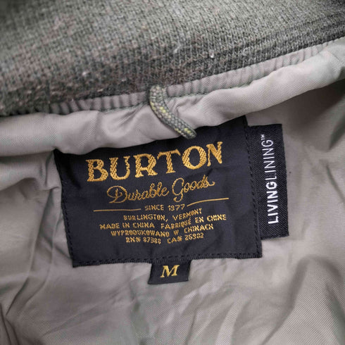 バートン BURTON Dalian LIVINGLINING 迷彩 ダックハンター カモ 中綿 パディング キルティング ボンバー ジャケット ブルゾン メンズ import:M