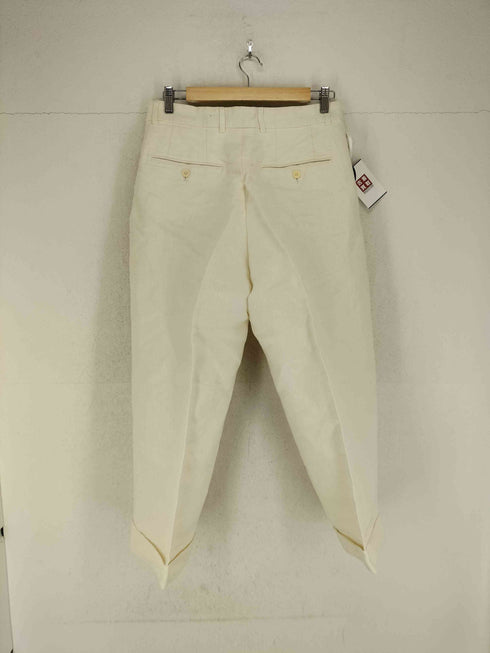 POSTELEGANT リネン混2タックスラックス domestic メンズ 38