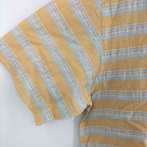 ラコステ LACOSTE リネン混 半袖 ボーダーシャツ メンズ 4