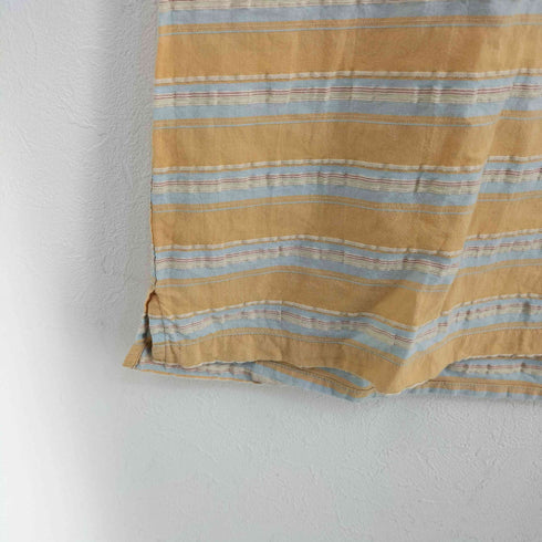 ラコステ LACOSTE リネン混 半袖 ボーダーシャツ メンズ 4